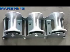 7.7~18kg 負荷容量 アルミナイロンホイールケーブル引くローラー