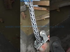 男性 2ピン 暫定関節 コンネクタ ワイヤー メッシュ 靴下 アルミ端末